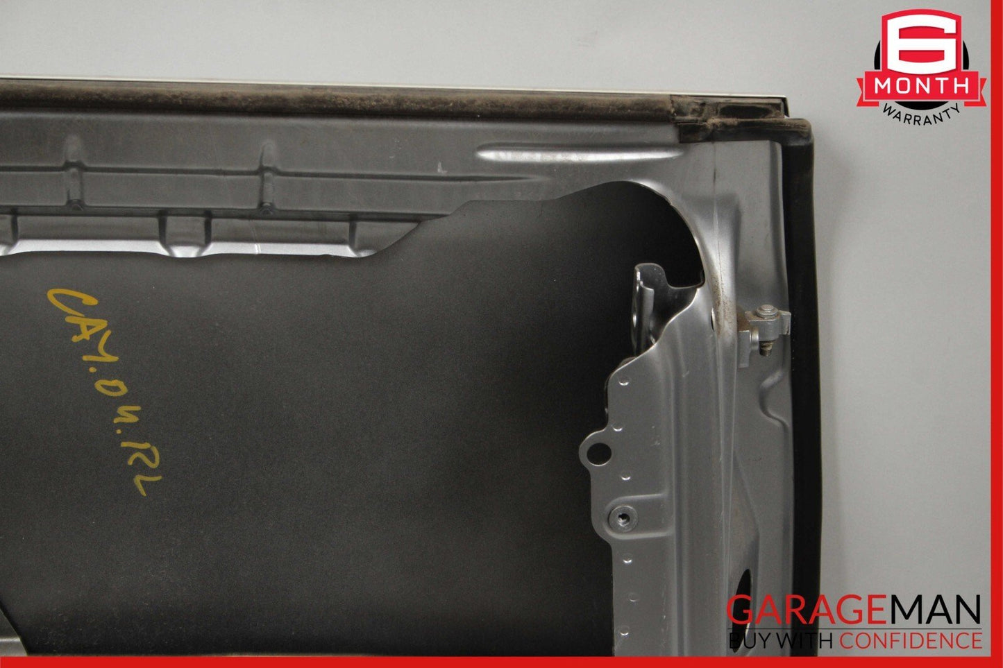 03-06 Porsche Cayenne 955 Rear Left Driver Side Exterior Door Shell Panel Silver