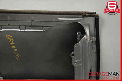 03-06 Porsche Cayenne 955 Rear Left Driver Side Exterior Door Shell Panel Silver