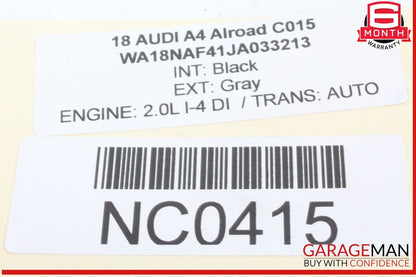 17-24 Audi A4 Allroad Rear Right Passenger Side Window Regulator Motor 8W0959812