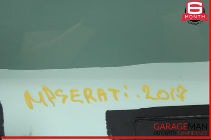 14-22 Maserati Ghibli M157 Rear Right Passenger Side Door Window Glass OEM