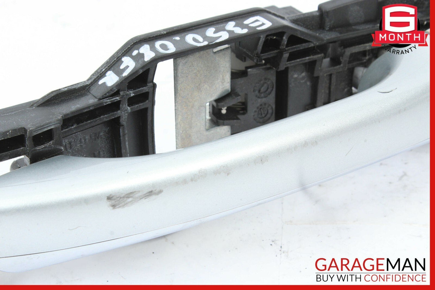 03-09 Mercedes W211 E350 Front Right Passenger Side Exterior Door Handle Silver