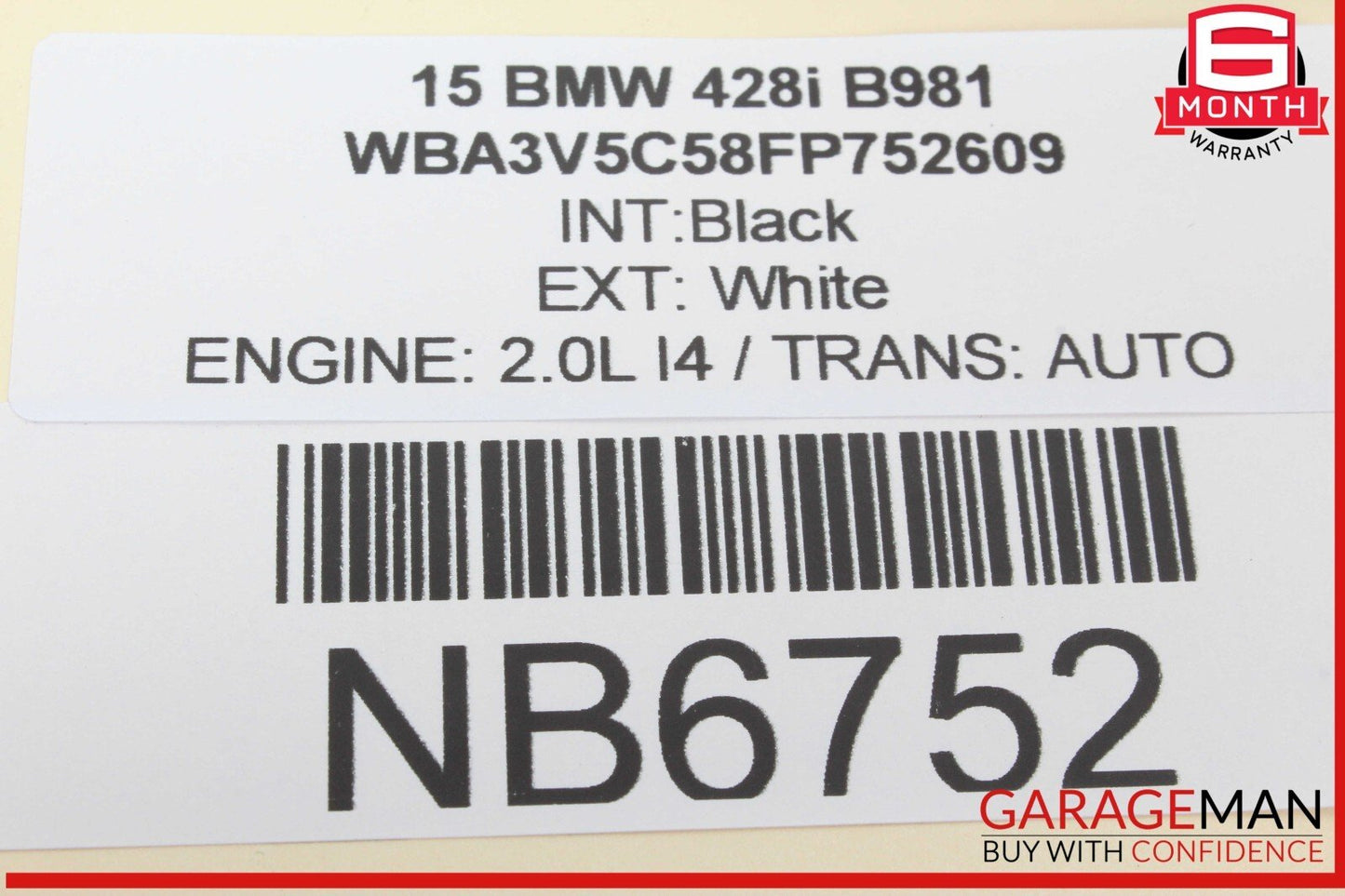 14-16 BMW 428i 435i Battery Power Distribution Module Box 922502205 OEM