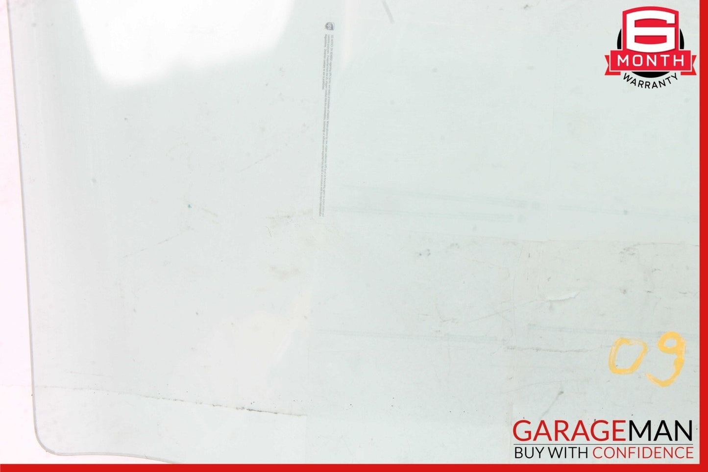 05-11 Cadillac STS Rear Left Driver Side Door Window Glass OEM