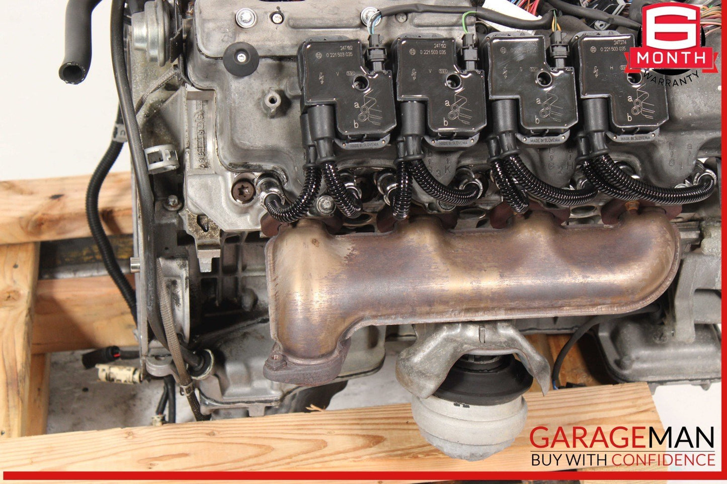 03-06 Mercedes R230 SL500 RWD Engine Motor Block Assembly OEM 146k
