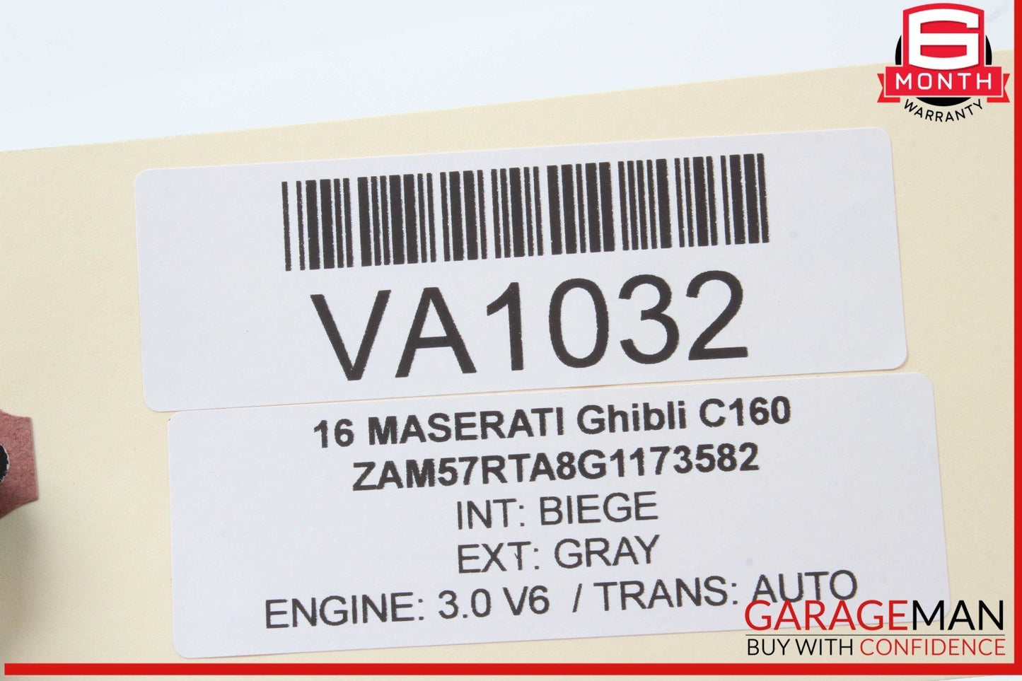 14-17 Maserati Ghibli Dash Dashboard Instrument Panel Analog Clock Assembly OEM
