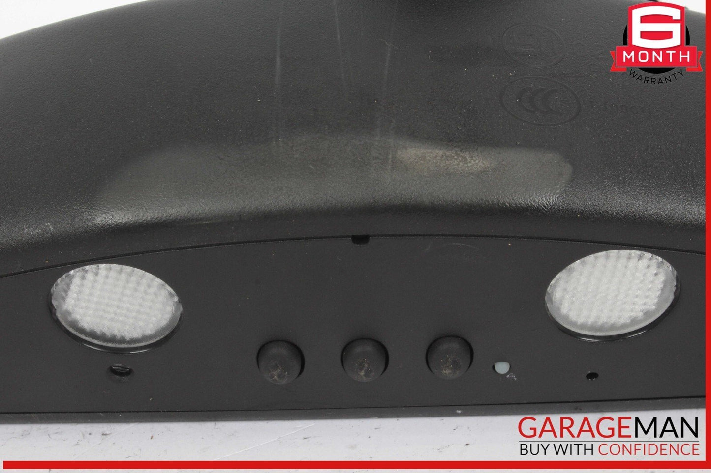 12-17 Mercedes W204 C250 C300 E350 Top Upper Interior Rear View Mirror Black OEM