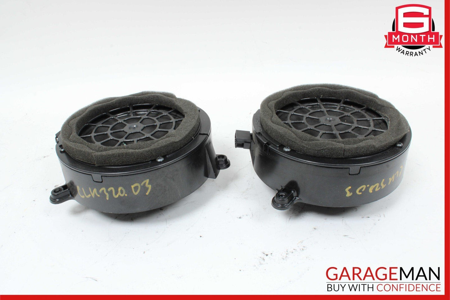 03-09 Mercedes W209 CLK320 Rear Left & Right Side Door Sound Speaker Set of 2