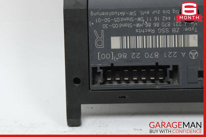 07-13 Mercedes W221 S550 S400 S350 Front Right Side Under Seat Control Unit OEM