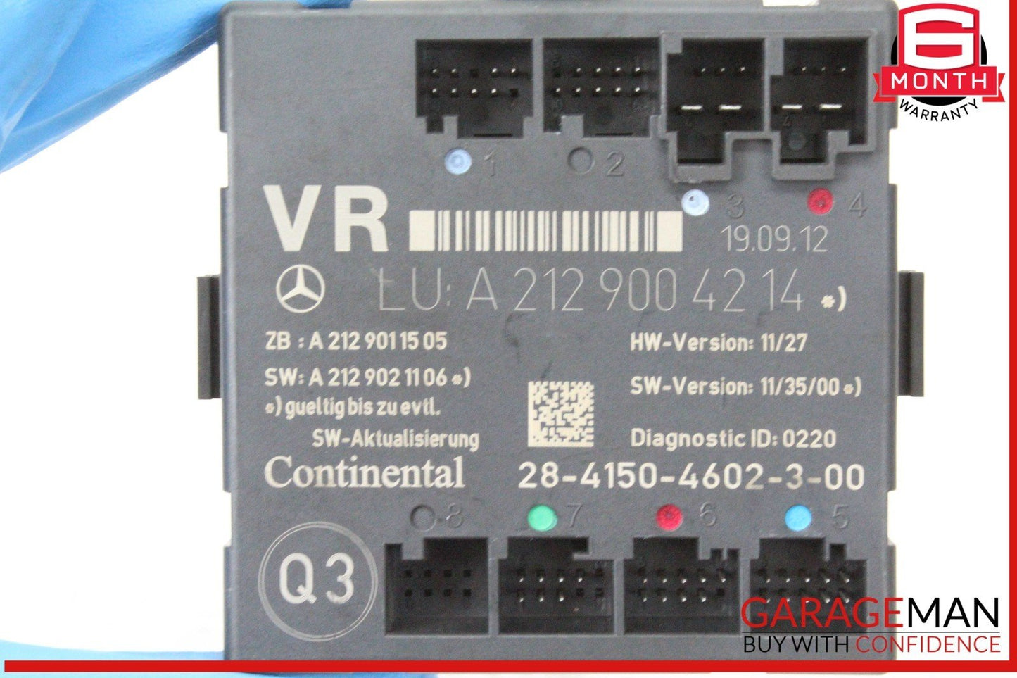 08-18 Mercedes W204 C250 CGI Front Right Side Door Control Module OEM
