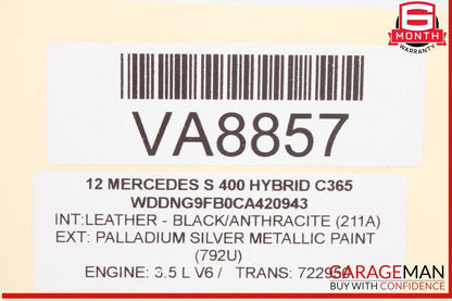 10-13 Mercedes W221 S400 Hybrid Transmission Rotator Starter Position Sensor OEM