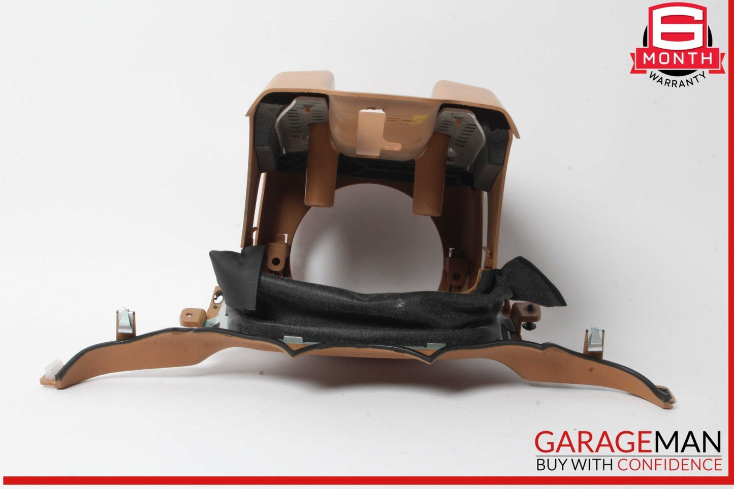 10-16 Porsche Panamera 970 Steering Column Cover Trim Brown OEM