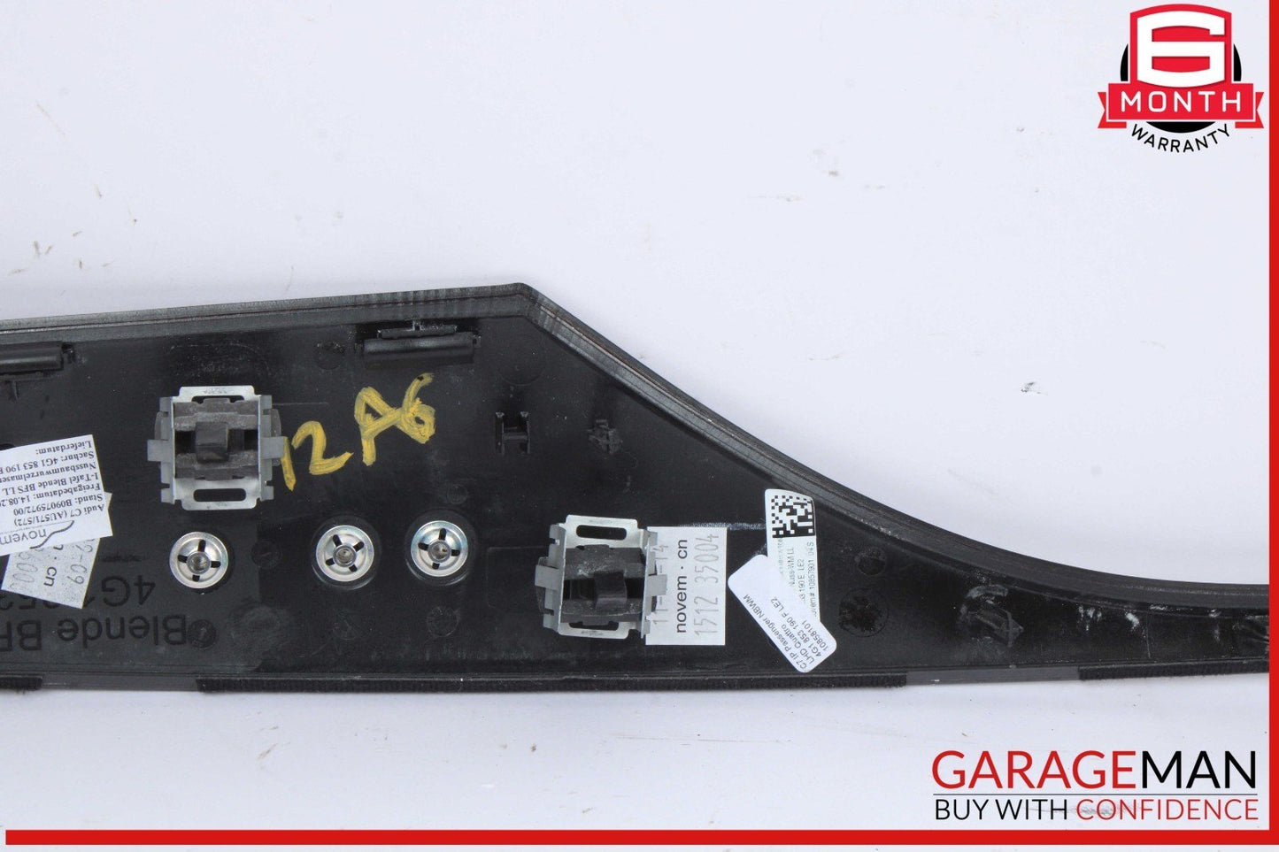 12-15 Audi A6 Front Right Passenger Side Dash Dashboard Trim Panel OEM