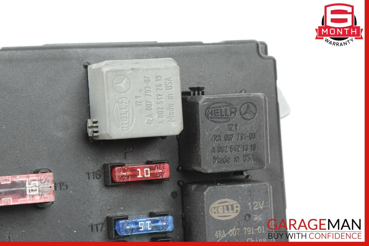 07-09 Mercedes W221 S550 CL550 S63 Rear Trunk SAM Fuse Box Module 2215403550 OEM