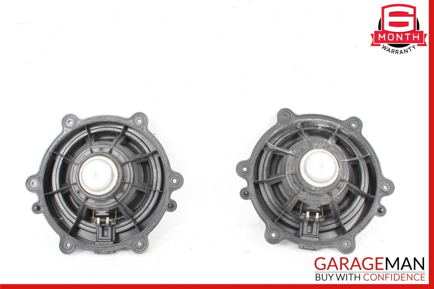 11-18 Porsche Cayenne S 958 Rear Left & Right Side Door Audio Sound Speakers Set