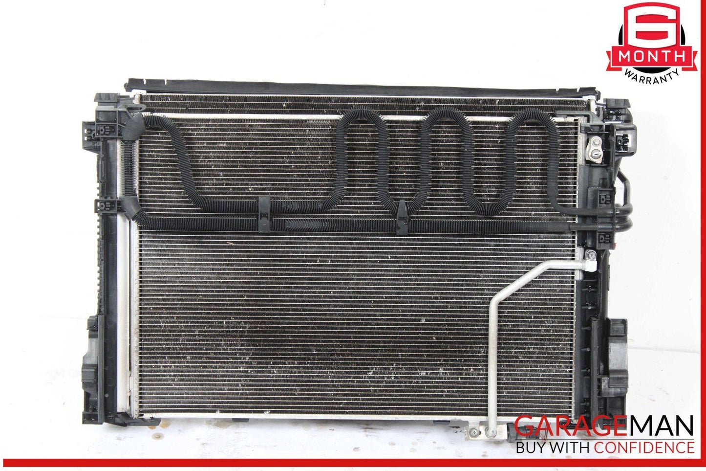 08-14 Mercedes W204 C300 Engine Motor Cooling Radiator AC A/C Condenser Assy OEM