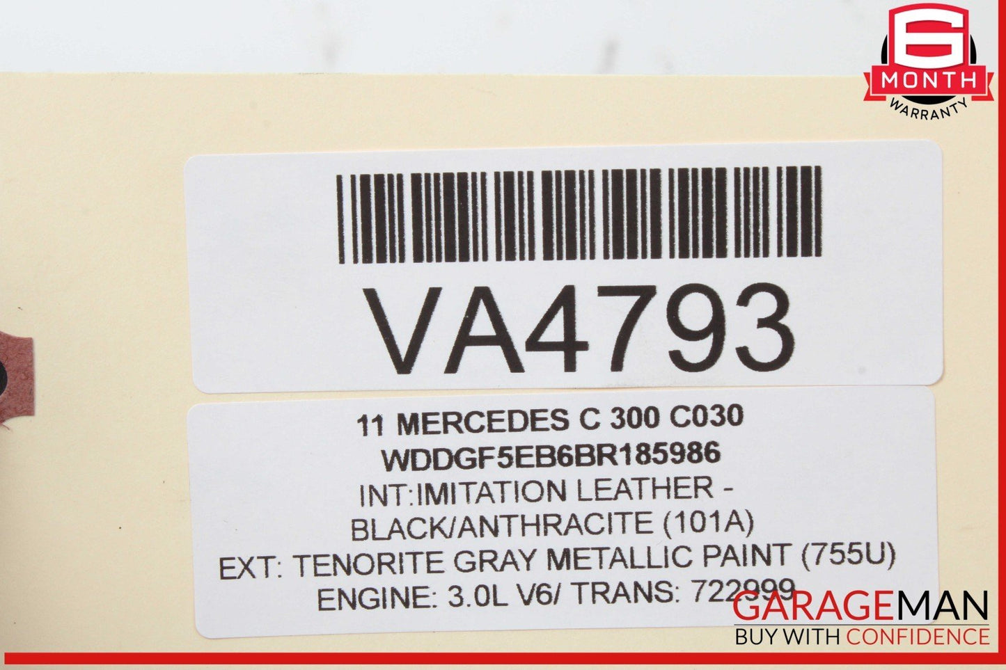 05-14 Mercedes W203 C300 GL450 Engine PCV Crankcase Vent Valve Oil Separator OEM