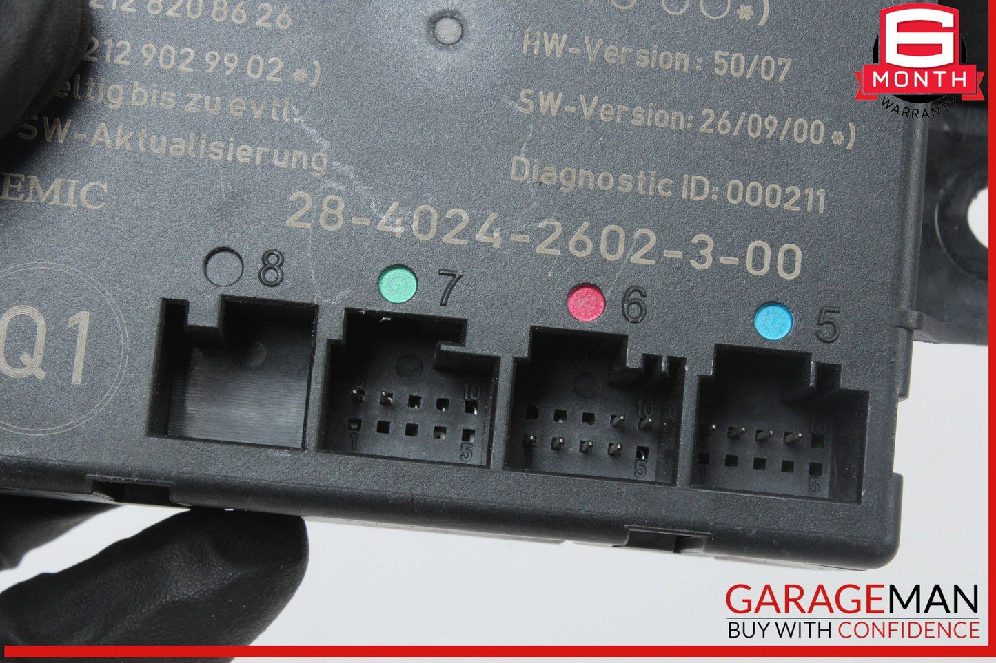 10-16 Mercedes W212 E350 Rear Right Side Door Control Module 2129004006 OEM