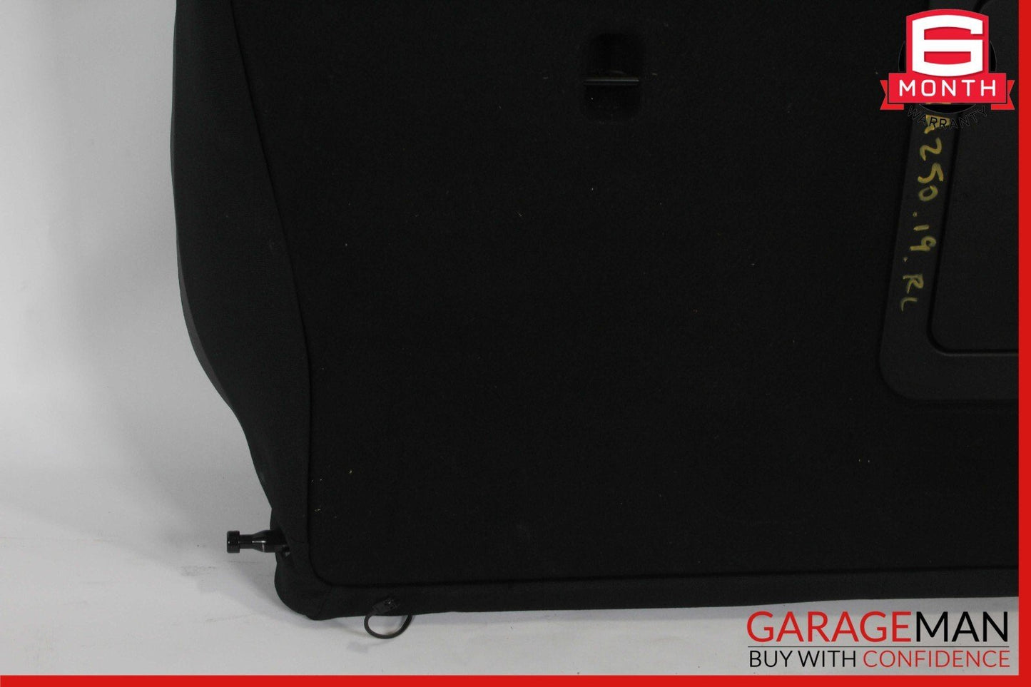 14-19 Mercedes W117 CLA250 Rear Left Top Upper Seat Cushion Cover Assy Black