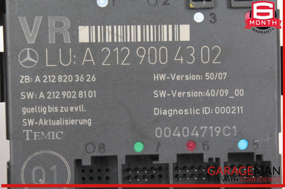 08-18 Mercedes W212 E350 Bluetec E400 Front Right Side Door Control Module Unit OEM