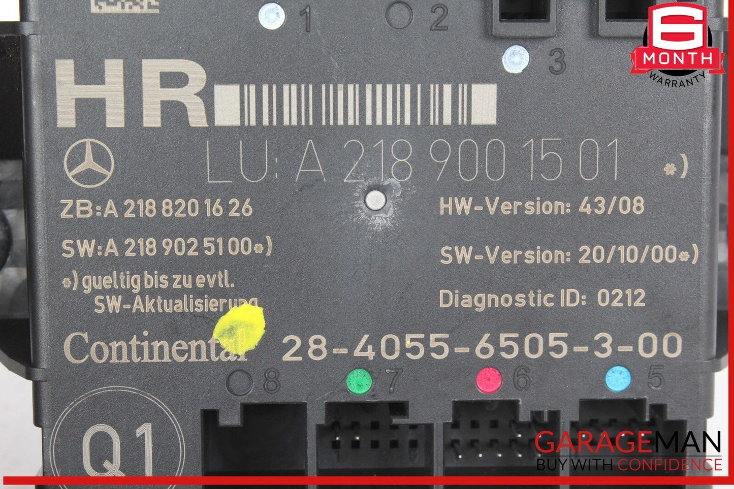08-18 Mercedes W204 C250 C300 E550 Rear Right Side Door Control Module Unit OEM