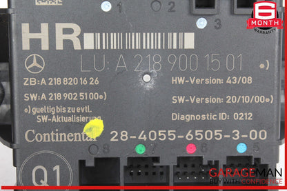08-18 Mercedes W204 C250 C300 E550 Rear Right Side Door Control Module Unit OEM