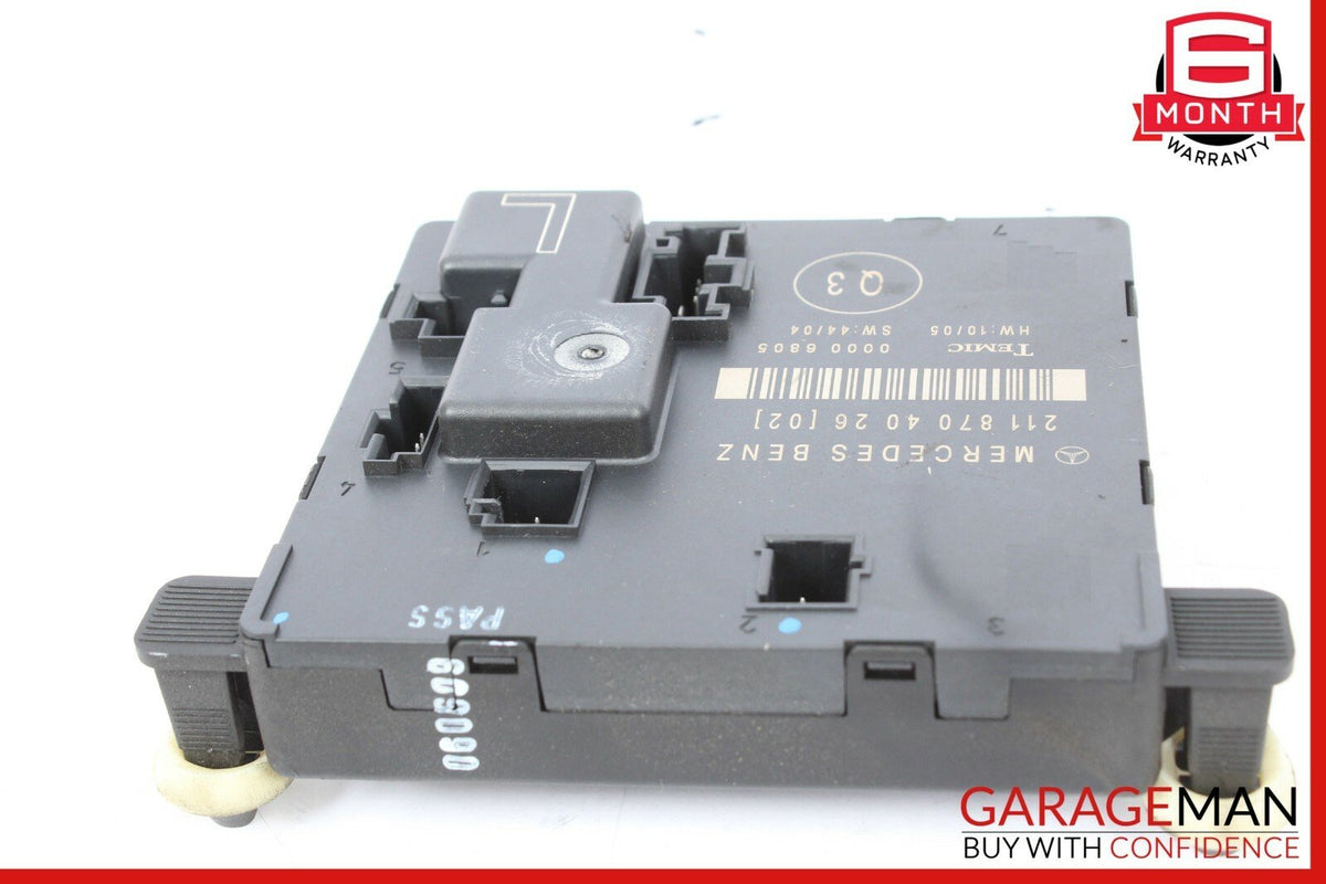 03-09 Mercedes W211 E350 E63 AMG Rear Left Side Door Controller Module Unit
