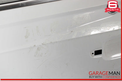 17-19 Audi Q7 Rear Left Driver Side Door Shell White OEM