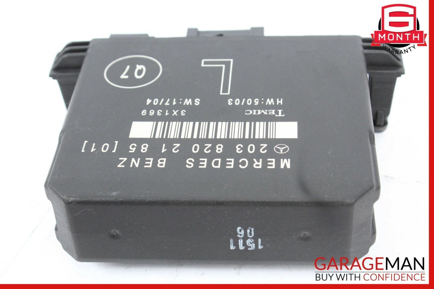 01-07 Mercedes W203 C230 C240 C320 Rear Left Door Control Module 2038202185 OEM