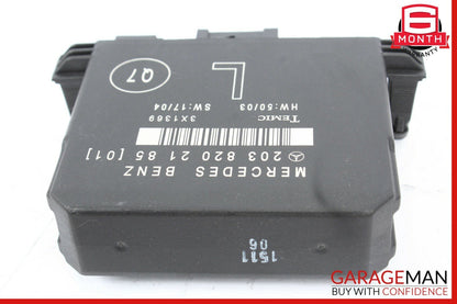 01-07 Mercedes W203 C230 C240 C320 Rear Left Door Control Module 2038202185 OEM