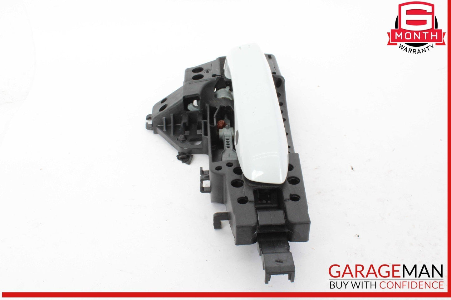 17-24 Audi Q7 Right Passenger Side Exterior Door Handle White 4M0837886A OEM