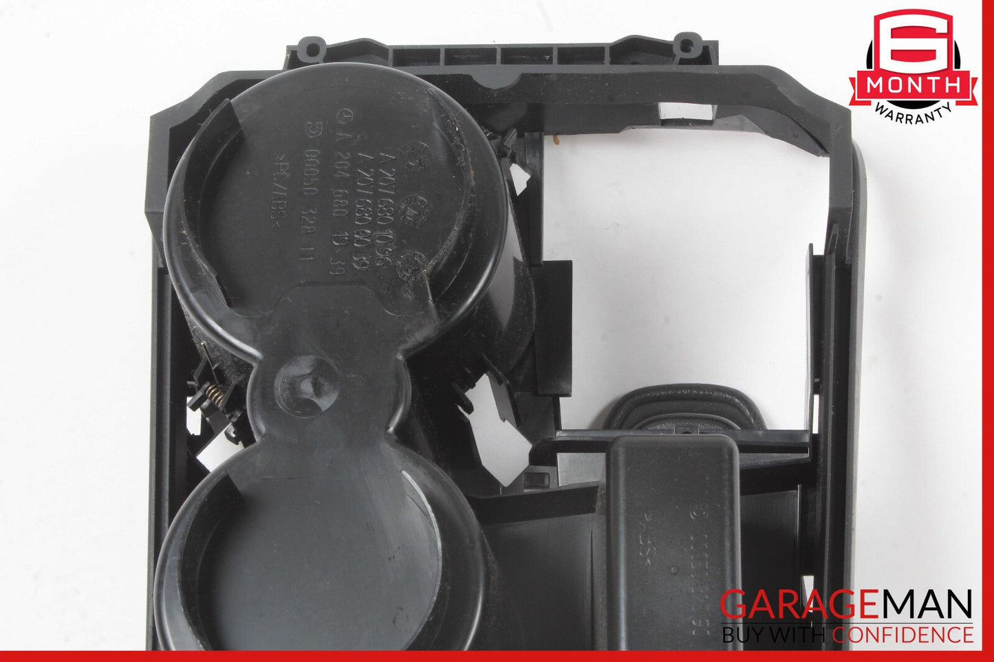 08-14 Mercedes W204 C300 Center Console Arm Rest Cup Holder Tray Compartment OEM
