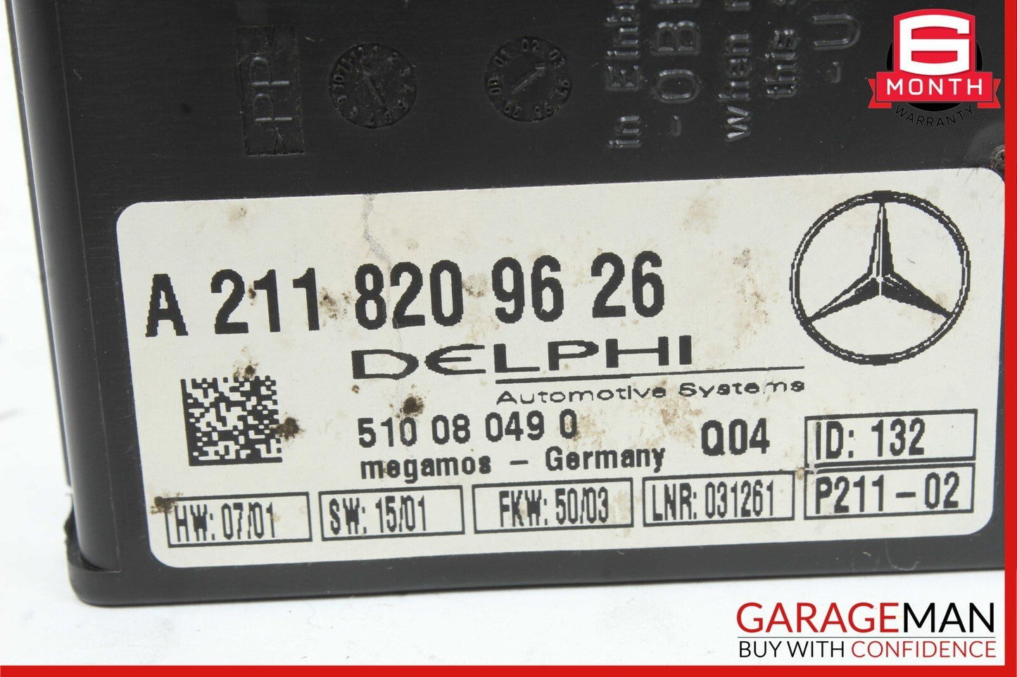 Mercedes W211 E320 CL500 C230 SL550 Anti Theft Alarm Control Module Unit  OEM