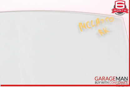 14-18 Mercedes W117 CLA250 Rear Right Passenger Side Door Window Glass OEM