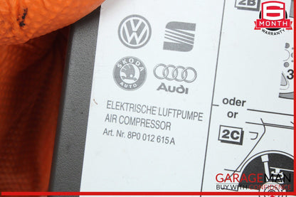 09-17 Audi Q5 Emergency Tire Air Compressor Pump Motor 8P0012615A OEM