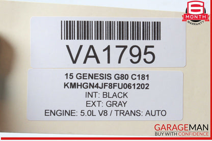 15-17 Hyundai Genesis G80 Air Conditioning A/C Compressor OEM