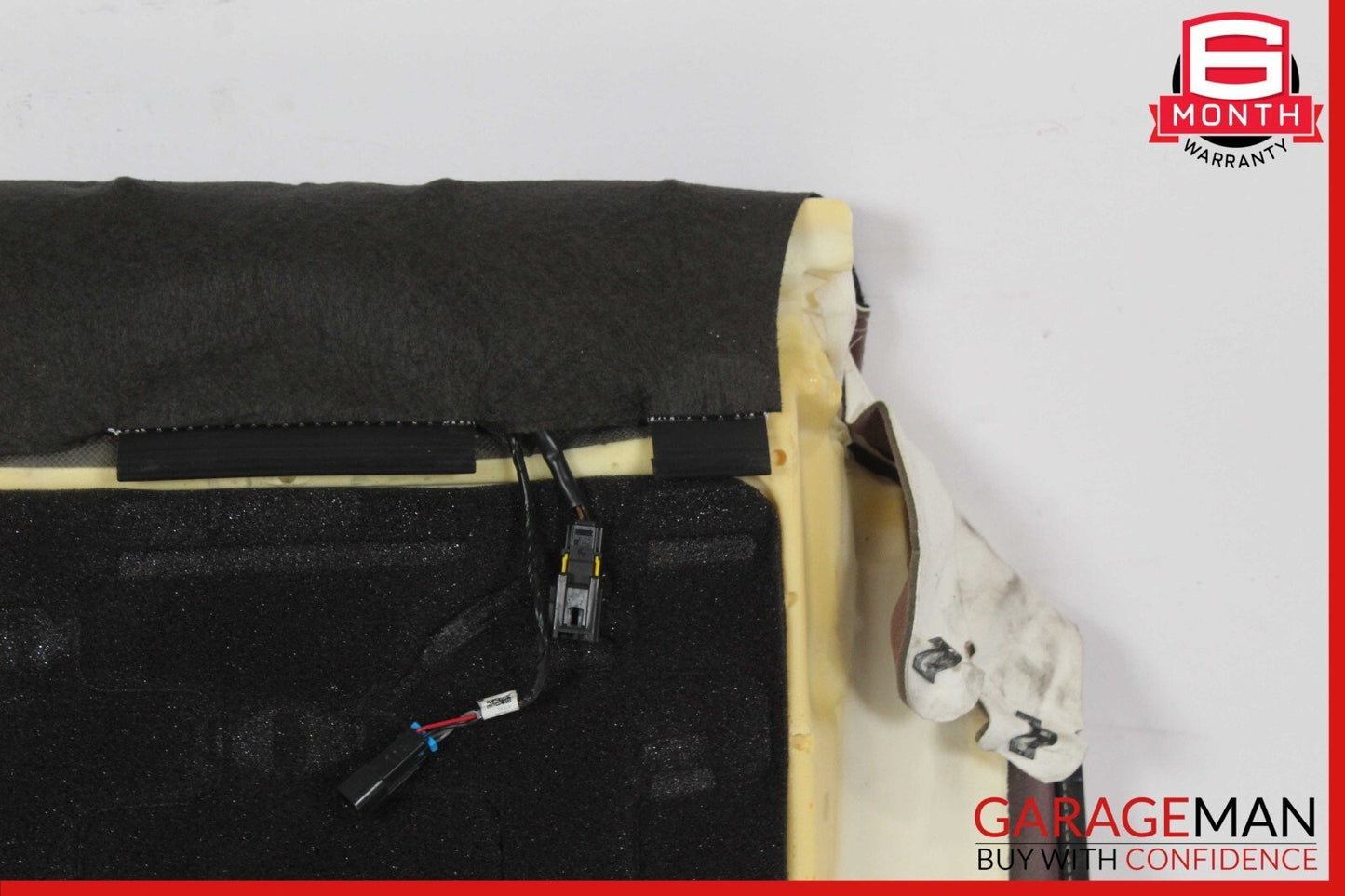 16-20 Tesla Model S Front Left Side Bottom Lower Seat Cushion Cover White OEM