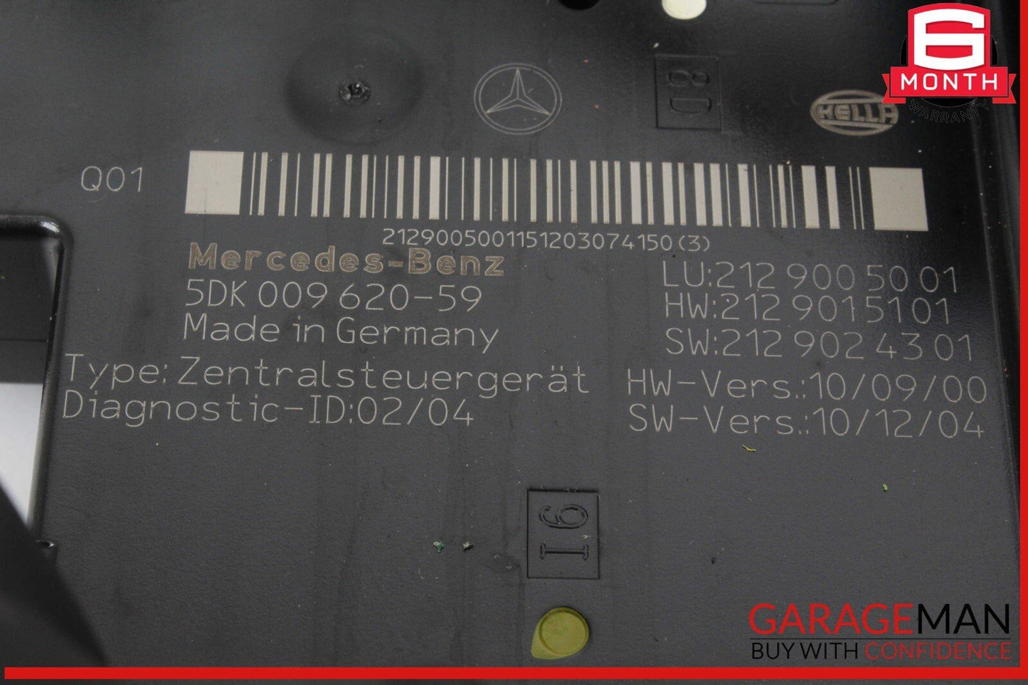 10-18 Mercedes W218 CLS550 Rear SAM Module Relay Fuse Box OEM