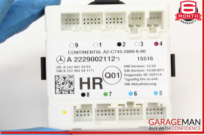 15-20 Mercedes W205 C300 C350e C400 Rear Right Side Door Control Module Unit OEM