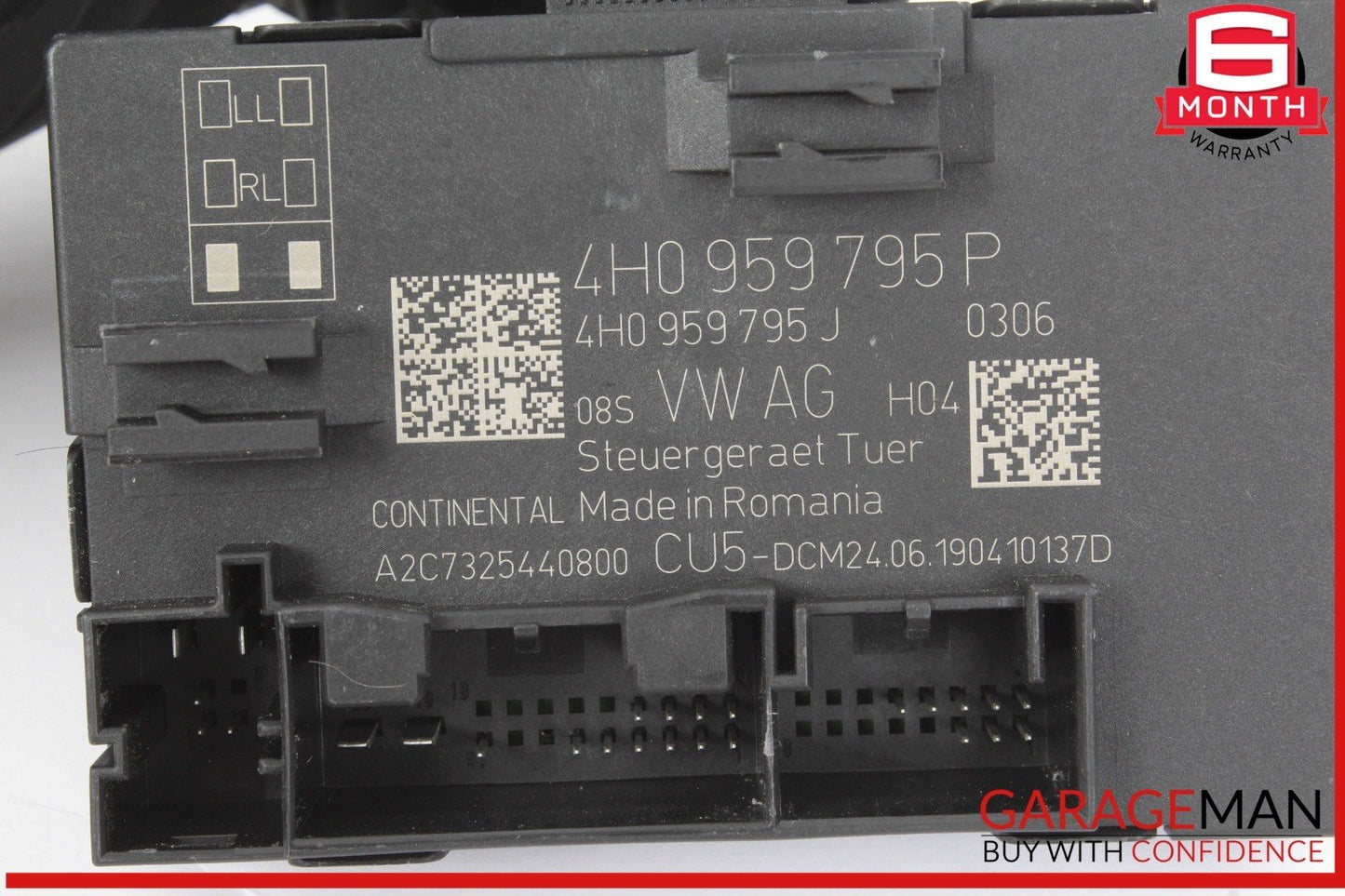 15-24 Porsche Macan 95B Rear Left or Right Side Door Control Module 4H0959795P