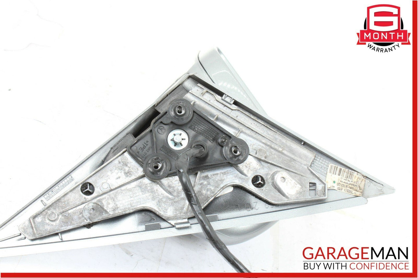 10-13 Mercedes W221 S550 S65 AMG Front Left Side Mirror Door Rear View Silver