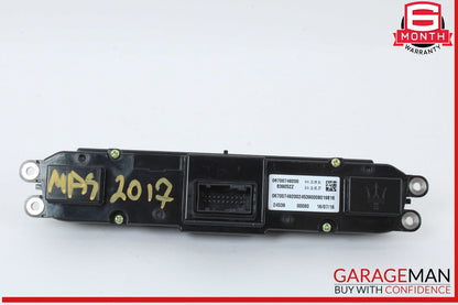 14-17 Maserati Ghibli HVAC Heater AC A/C Climate Control Switch Panel OEM