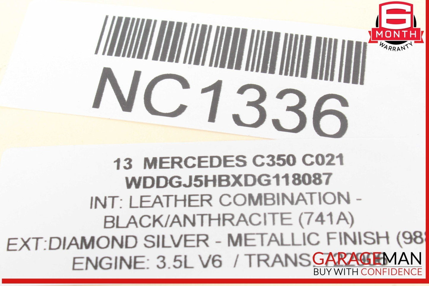 08-14 Mercedes W204 C350 C250 Front Left Side Curved Wishbone Control Arm OEM
