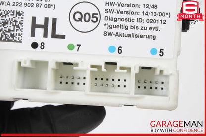 15-20 Mercedes W205 C300 Rear Left Driver Side Door Control Module Unit OEM