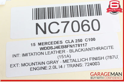 08-20 Mercedes W117 CLA250 GLK350 Headlight Fog Light Switch Control Module OEM