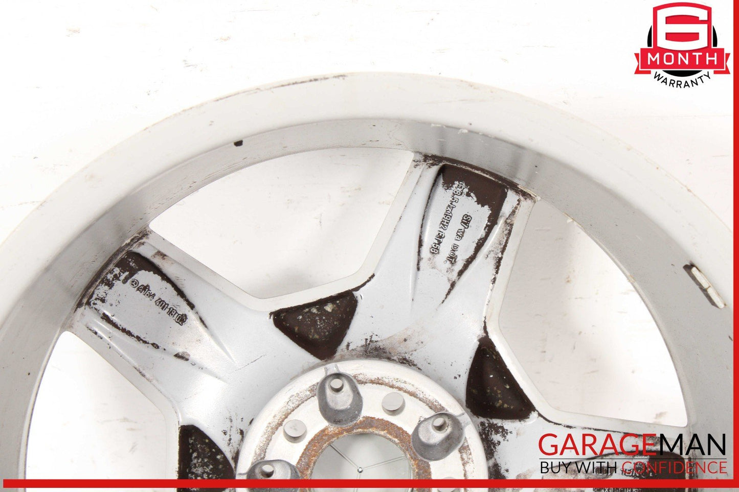 06-11 Mercedes W164 ML350 AMG 8.5 X 19 19" Wheel Rim Silver 1644011802 OEM