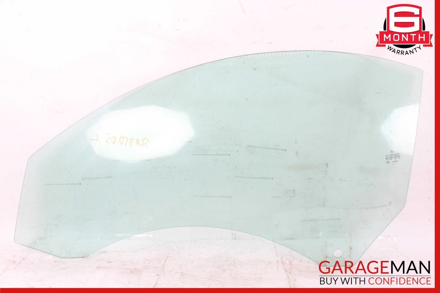 05-11 Mercedes R171 SLK350 Front Left Driver Side Door Window Auto Glass OEM