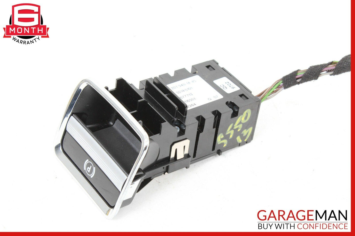 07-13 Mercedes W221 S550 CL550 Electronic Parking Button Switch Q07 OEM