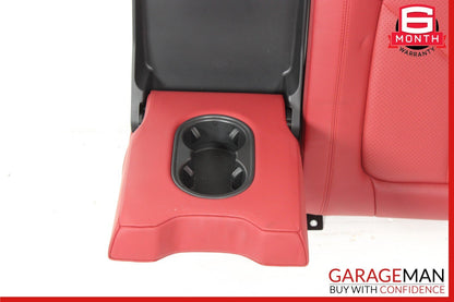 15-24 Porsche Macan 95B Rear Left Top Upper Seat Cushion Assembly Red OEM