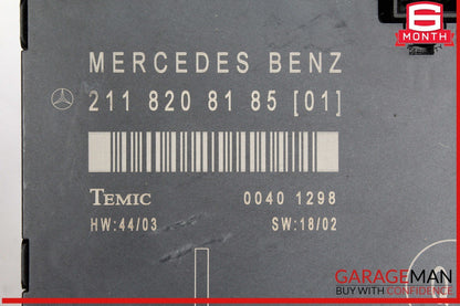 03-09 Mercedes W211 E500 Front Left Driver Side Door Control Module Unit OEM