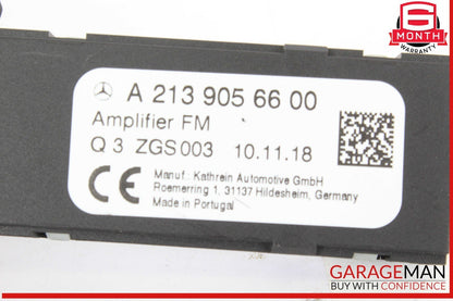 17-19 Mercedes W213 E300 Rear Left Side Antenna Amplifier Module Unit OEM